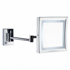 Miroir make-up éclairage LED rectangulaire 3x grossissant