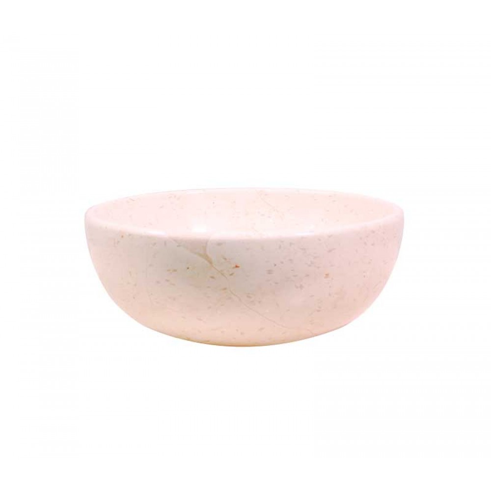 Molizo cream vasque à poser full poli Ø38 x 12 cm